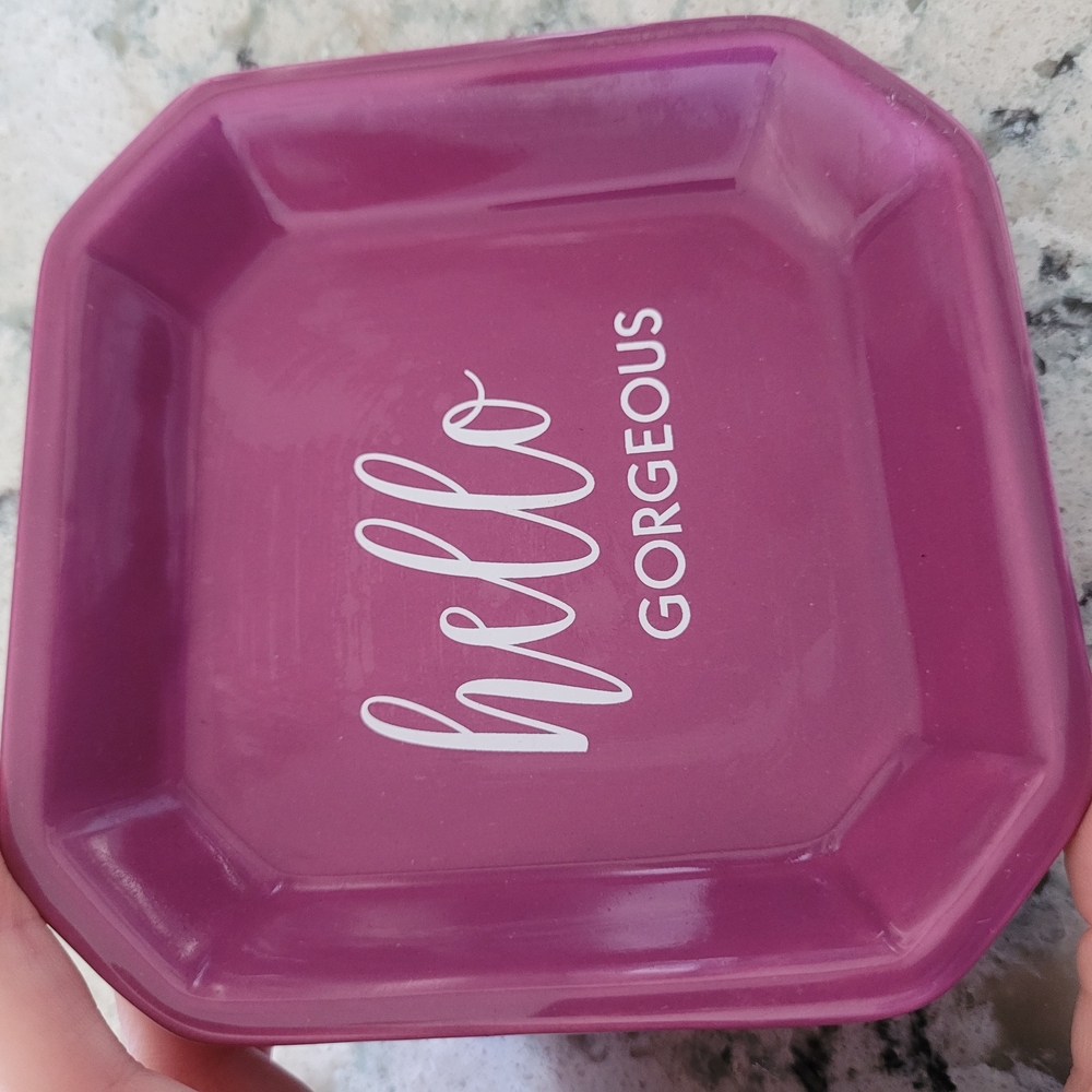 Purple Trinket Dish